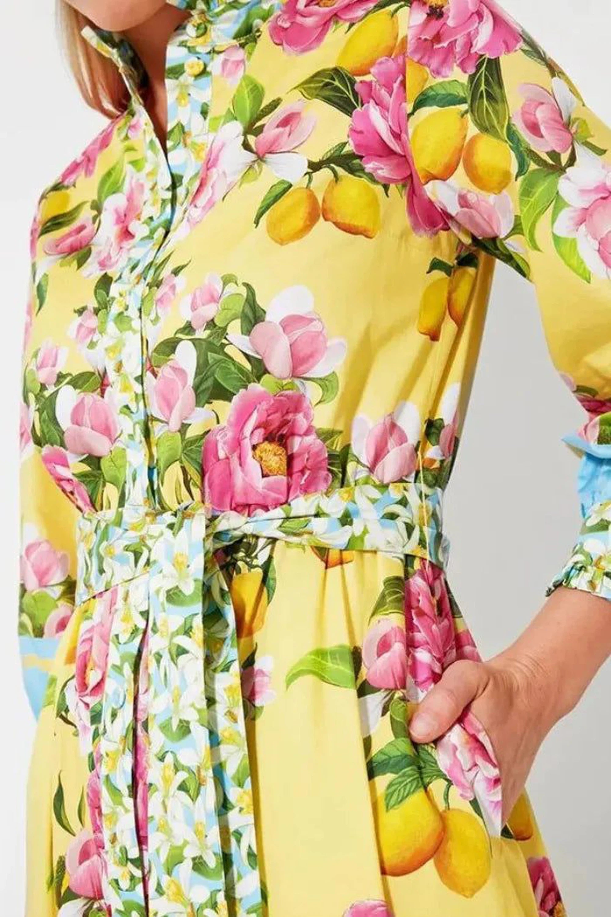Rabiah Floral Garden Dress for Women - Elegant Summer Maxi Dress with Floral Print | Perfect for Beach Vacations, Weddings & Outdoor Parties