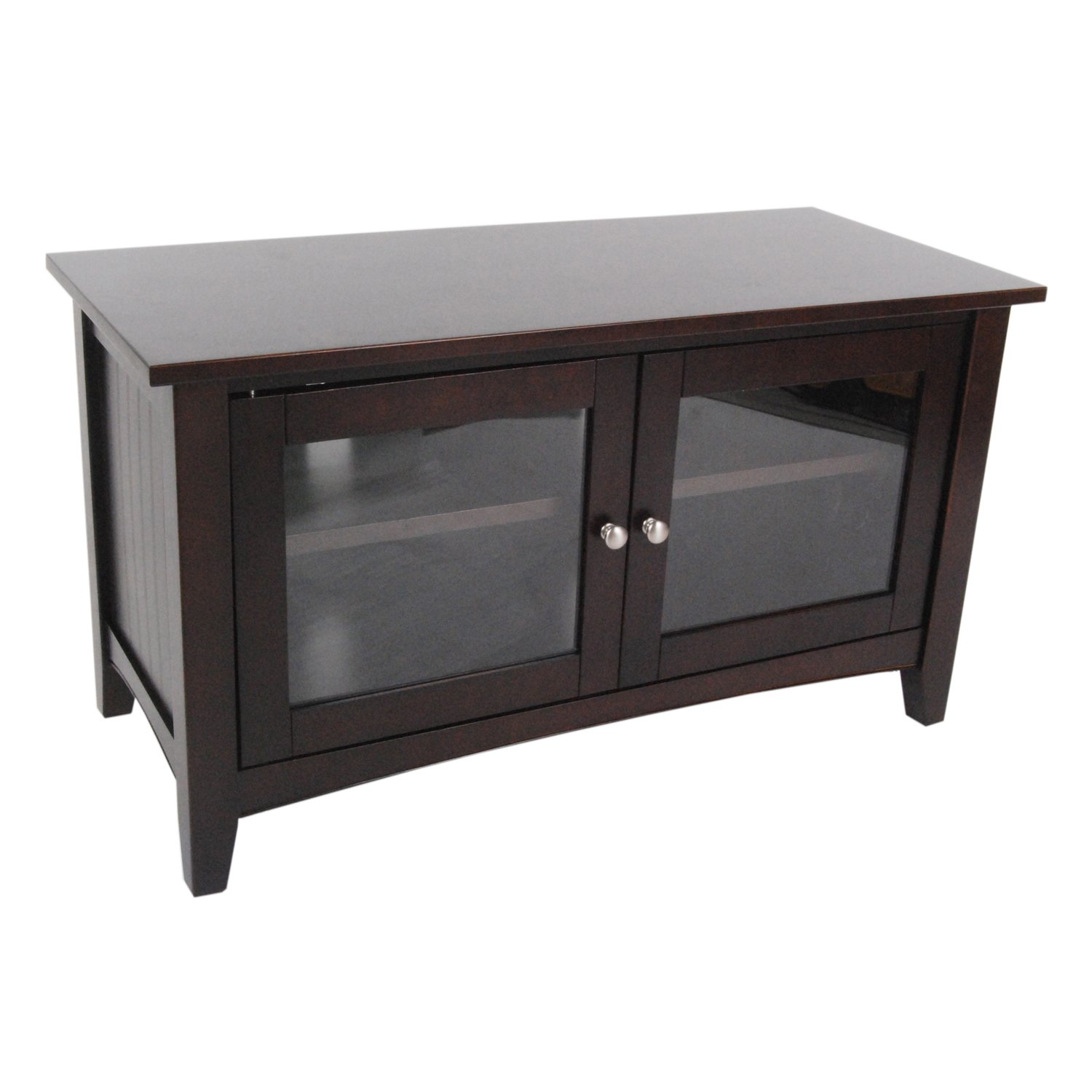 Modern Espresso Shaker Cottage TV Stand - 36