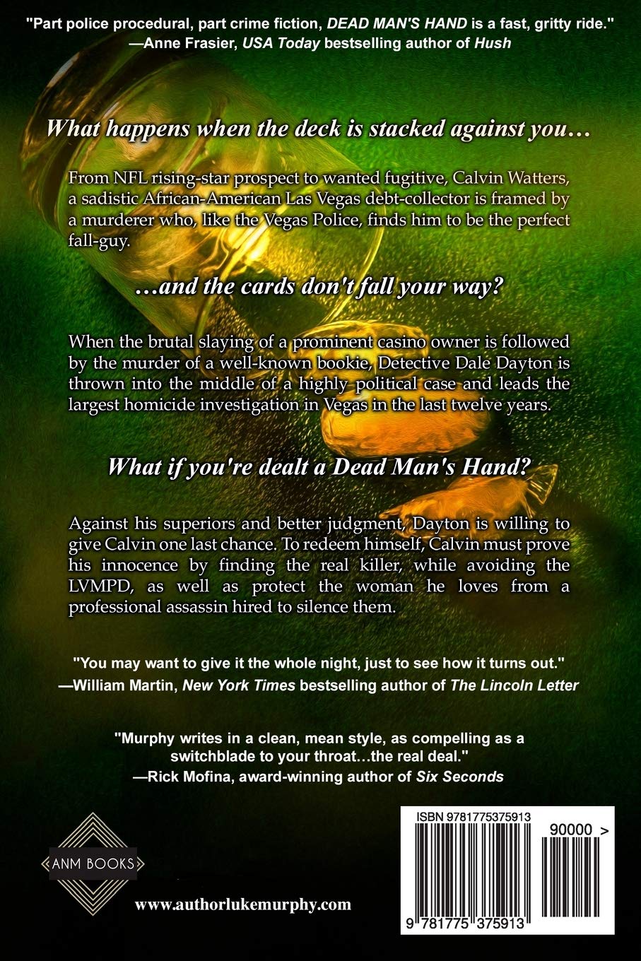 Dead Man's Hand - A Calvin Watters Mystery Novel | Crime Thriller Book for Adults | Perfect for Mystery Lovers & Book Club Discussions