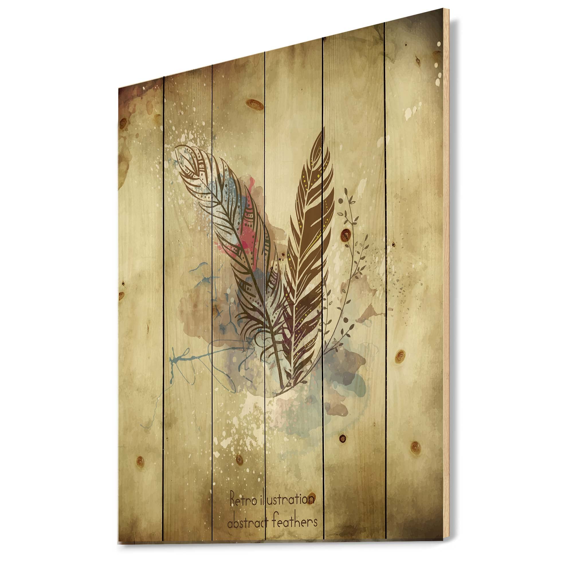 Vintage Floral Wood Wall Decor - Beige Flower Wall Art Panel, Large Pine Wood Wall Hanging for Living Room, Bedroom & Home Decor