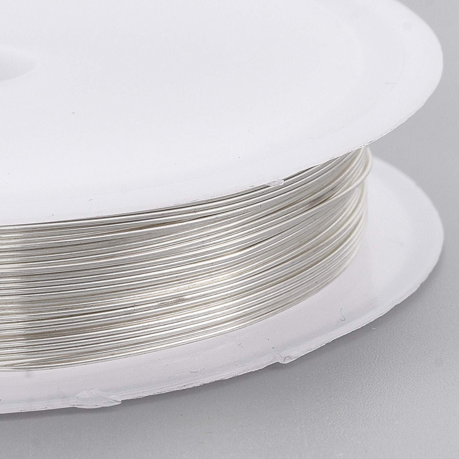 Afco DIY Jewelry Making Kit - 0.4mm Copper Beading Wire & Silver Cord for Handmade Bracelets, Necklaces & Craft Projects | Easy to Cut & Bend Jewelry Supplies