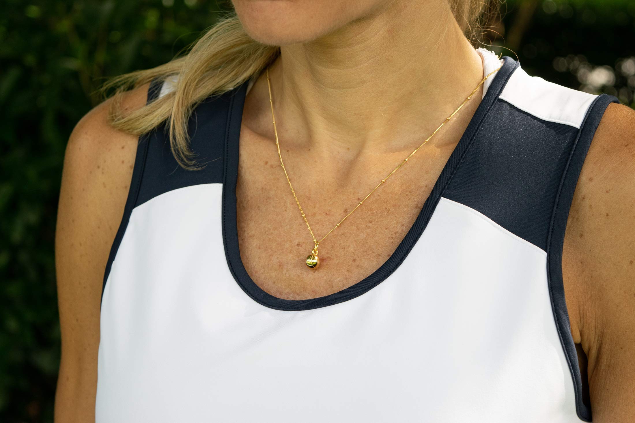 Chelsea Charles Women's Sports Charm Necklace - Elegant Jewelry for Athletes, Fitness Enthusiasts & Sports Lovers - Perfect for Workouts, Games & Everyday Wear
