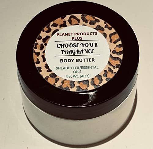 Hand Whipped Body Butter - White Amber Scented, 4 oz | Ultra Moisturizing Natural Skincare for Dry Skin | Perfect for Daily Hydration & Gift Sets