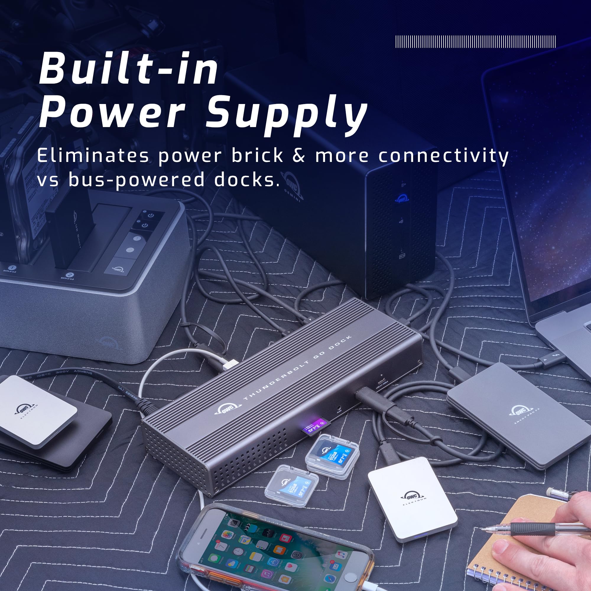 OWC Thunderbolt 4 Dock - 11 Ports with 90W Charging for Mac & PC