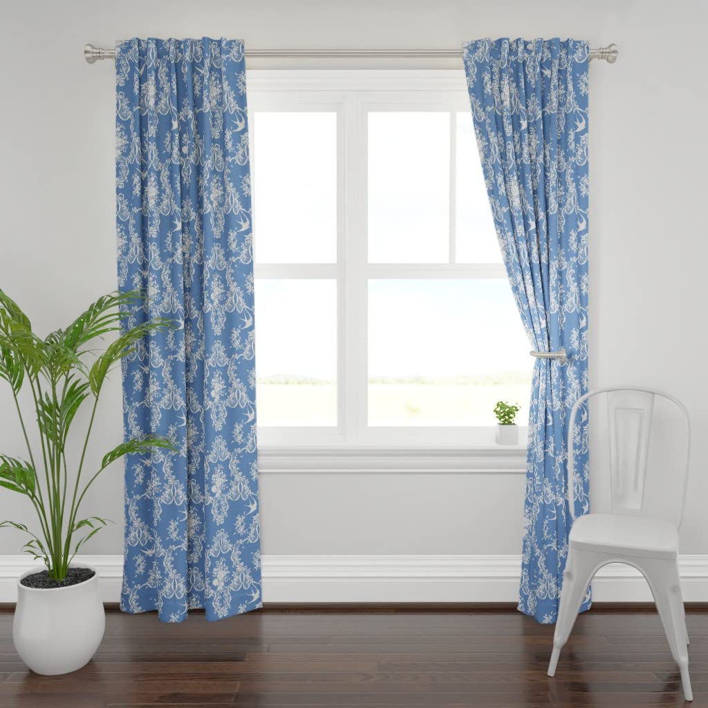 Custom Linen Cotton Canvas Curtain Panel 108