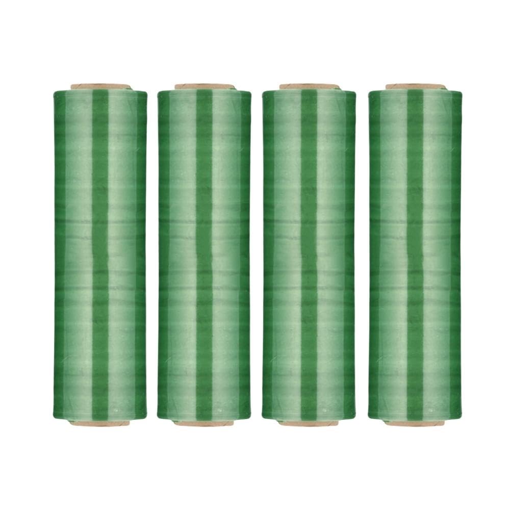 4 Pack Green Stretch Wrap for Moving - 18 Inch x 1000 Feet, 100 Gauge High Cling Plastic Film Rolls for Furniture Protection | Heavy Duty Hand Cast Stretch Film | Secure Packing, Storage & Shipping Supplies