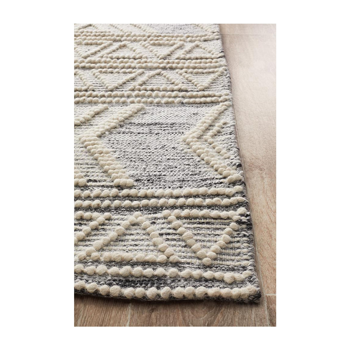 Premium Hudson 806 Area Rug - Soft Silver Gray Modern Design for Living Room, Bedroom & Office - Non-Slip Backing & Easy to Clean