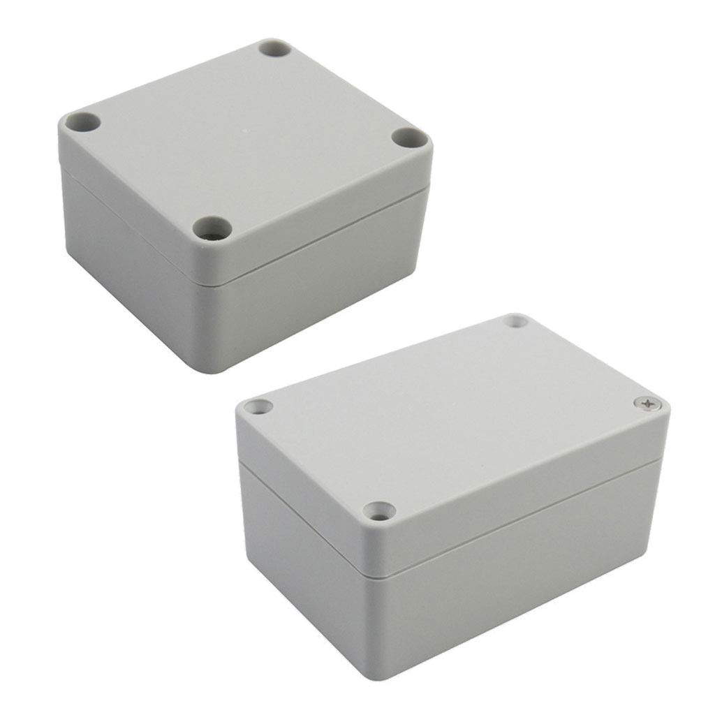 ABS Plastic Waterproof Junction Box - Dustproof Universal Electrical Enclosure for Outdoor & Indoor Wiring Projects - Ideal for Home, Garage, and Industrial Use - White
