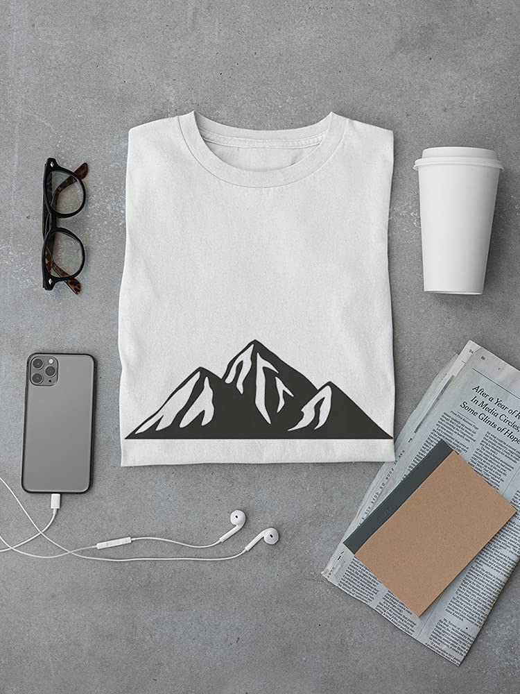 Men's Mountain Cool Landscape Doodle T-Shirt - Casual Graphic Tee for Outdoor Adventures & Streetwear Style