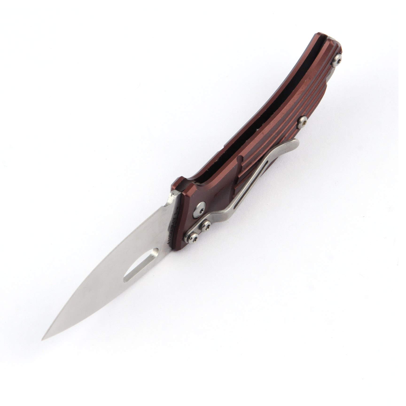 Sanrenmu 4110 Mini Pocket EDC Folding Knife - Compact Everyday Carry Knife for Camping, Hiking & Outdoor Survival - No Lock Design for Safe Use