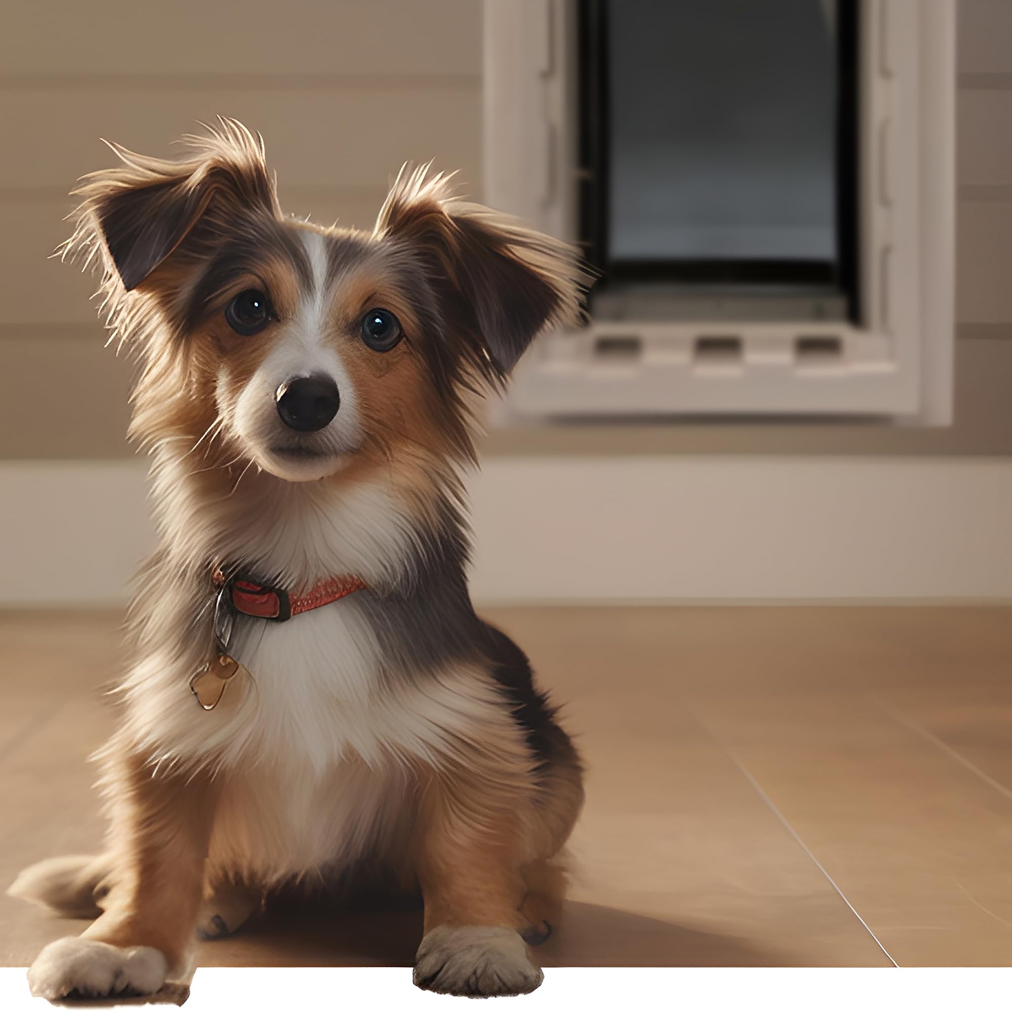 Ruff-Weather Pet Door with Telescoping Frame - Extra Large 9.75