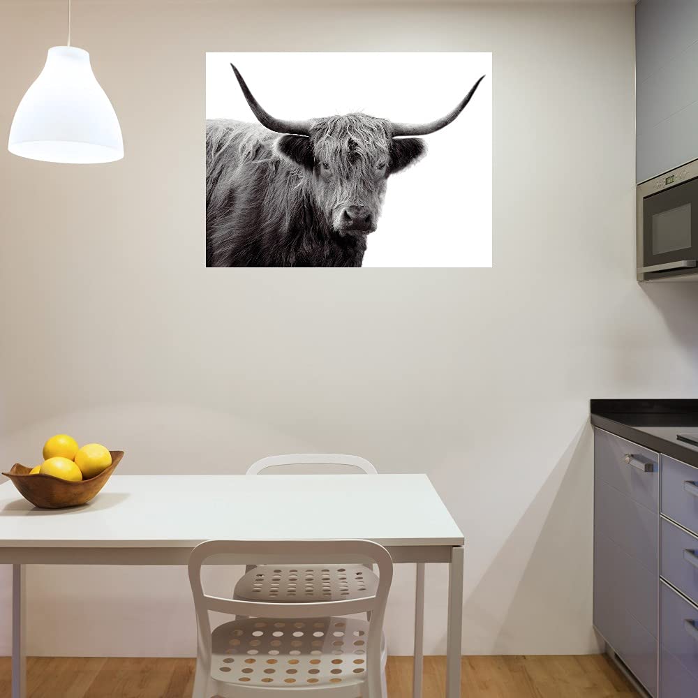 Highland Haze Fine Art Canvas Wall Decor by Artist Bill Philip - 32x24 Inches - Ready to Hang - Perfect for Living Room, Bedroom, Office & More - Elevate Your Home or Workspace Decor