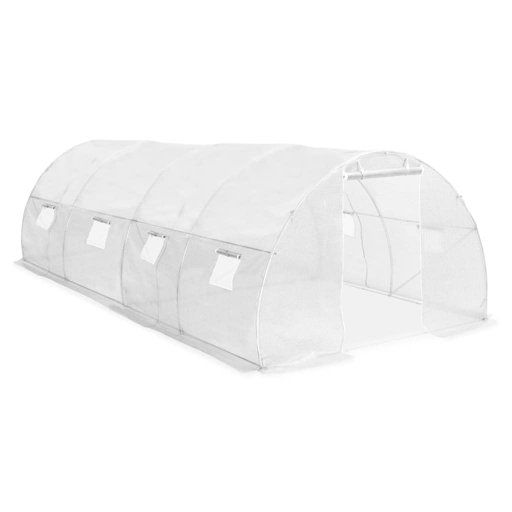 Heavy Duty Walk-in Greenhouse for Outdoor Gardening - Large 193.8ft² Steel Frame Tunnel Greenhouse (236.2