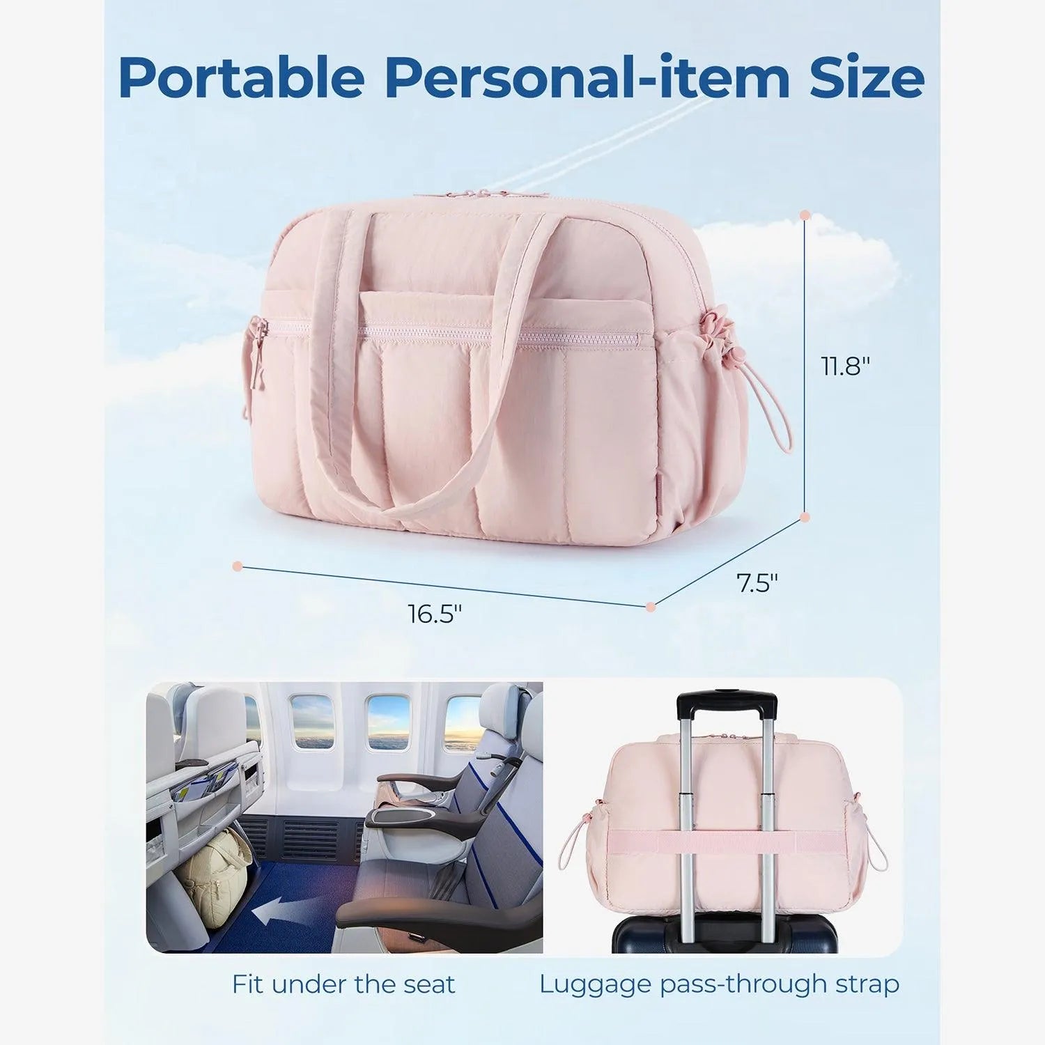 Waterproof Gym Duffle Bag for Men & Women - Large Sports Travel Duffel with Shoe Compartment - Perfect for Workout, Gym, Travel & Weekend Getaways