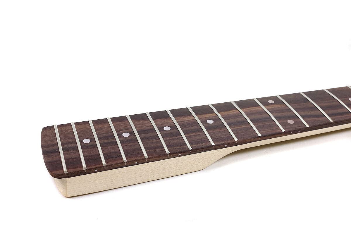 Left Hand Electric Guitar Neck Replacement - 22 Frets, 34