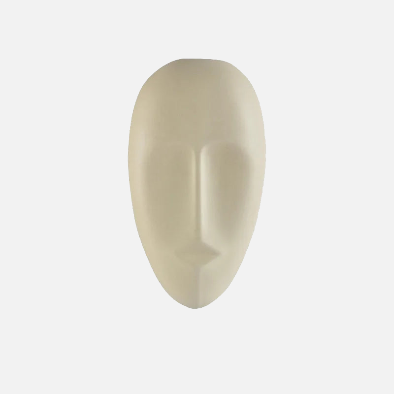 About a Face Ceramic Wall Accent & Vase - Handmade Home Decor for Living Room, Bedroom, or Office - Unique Gift Idea for Housewarming & Interior Design