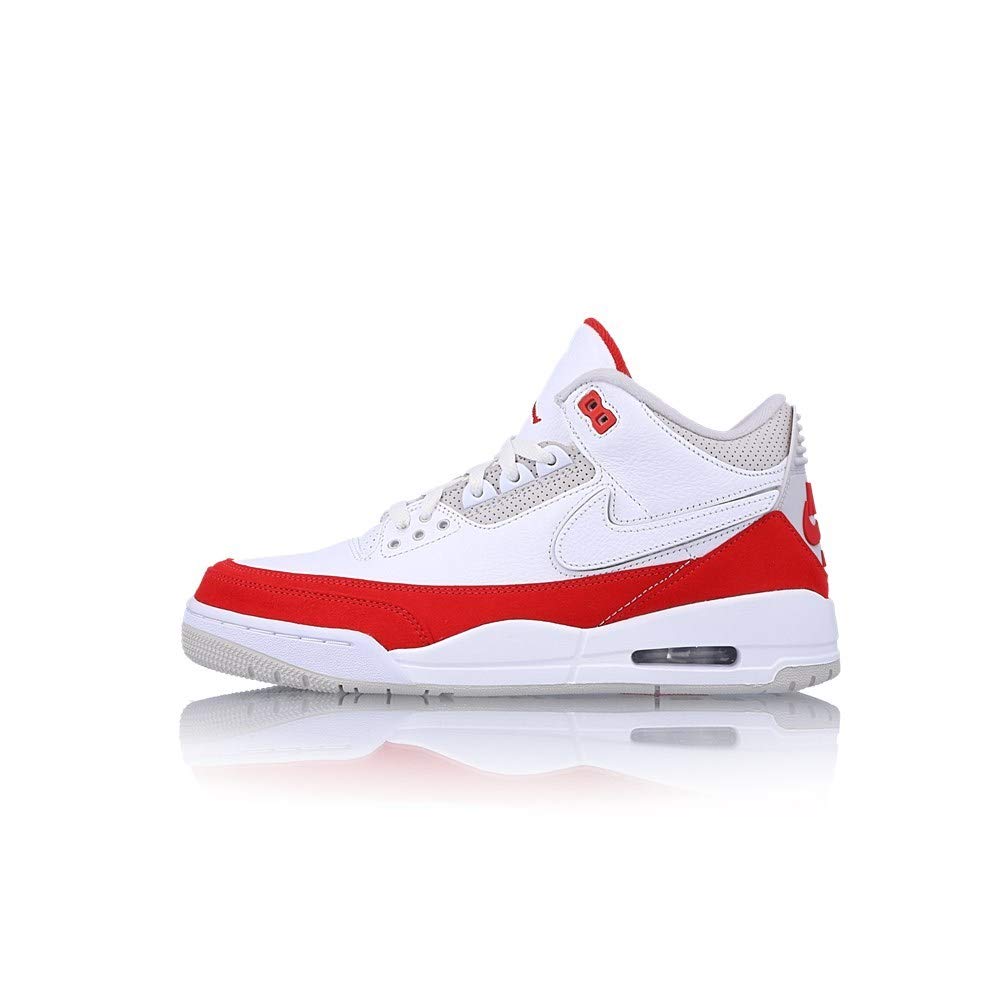 Jordan Men's Air Jordan 3 Retro Tinker CJ0939-100 Sneakers - University Red - Size 10.5 - Basketball Shoes for Men, Casual Streetwear & Sneaker Collection