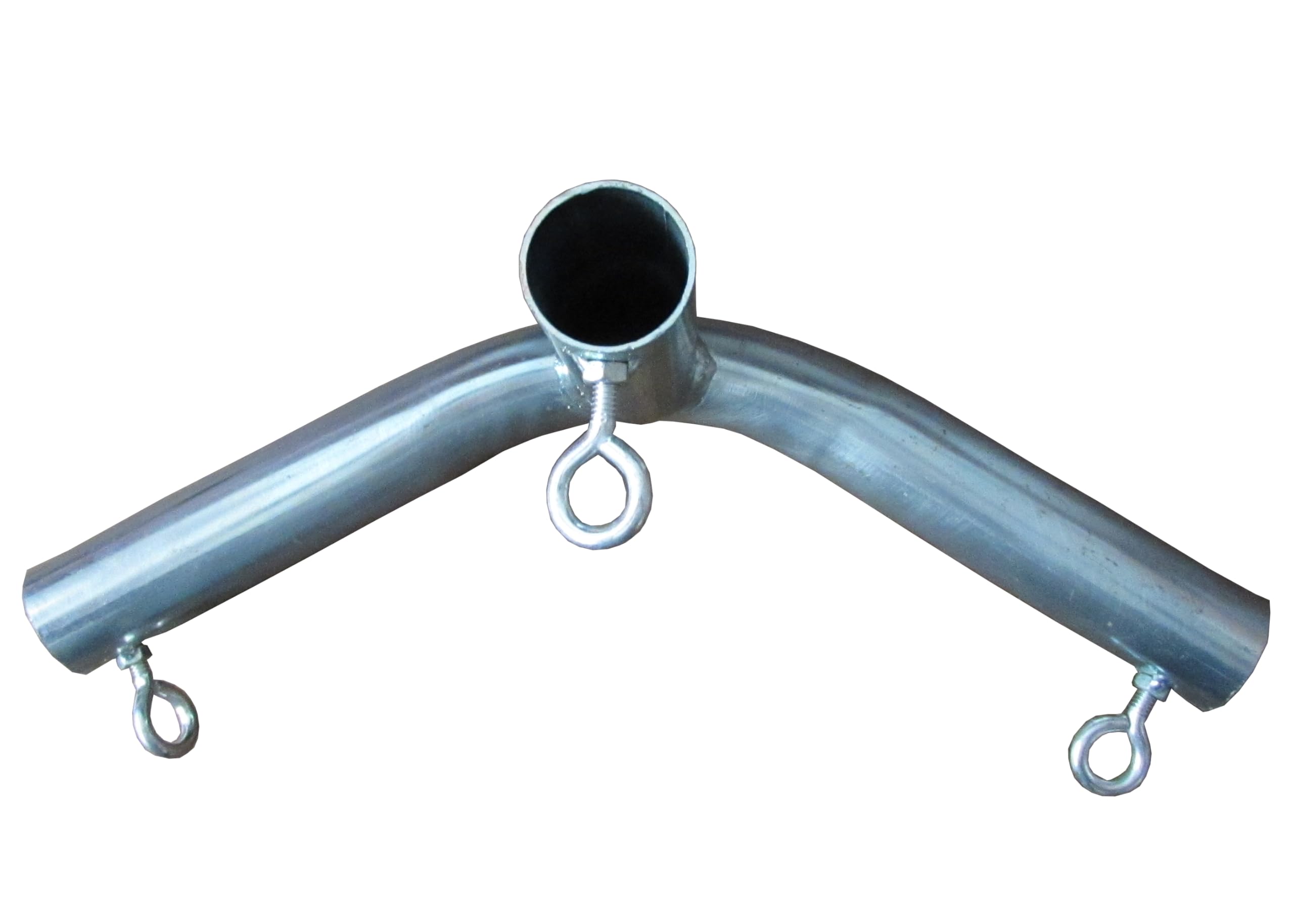 3-Way Canopy Frame Fittings 1-3/8'' Inside High Peak 120 Degree with Eyebolts - Set of 4 for Event Tents, Outdoor Shelters & Market Stalls