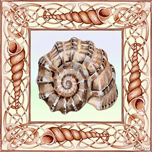 Denise Freeman Seashell Square Accent Tile - 1