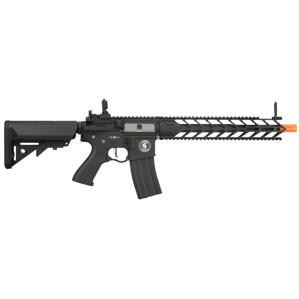 Lancer Tactical M4 Gen 2 Enforcer Proline Full Metal AEG Airsoft Rifle - Black | High Performance Airsoft Gun for Outdoor Skirmishes & Tactical Training