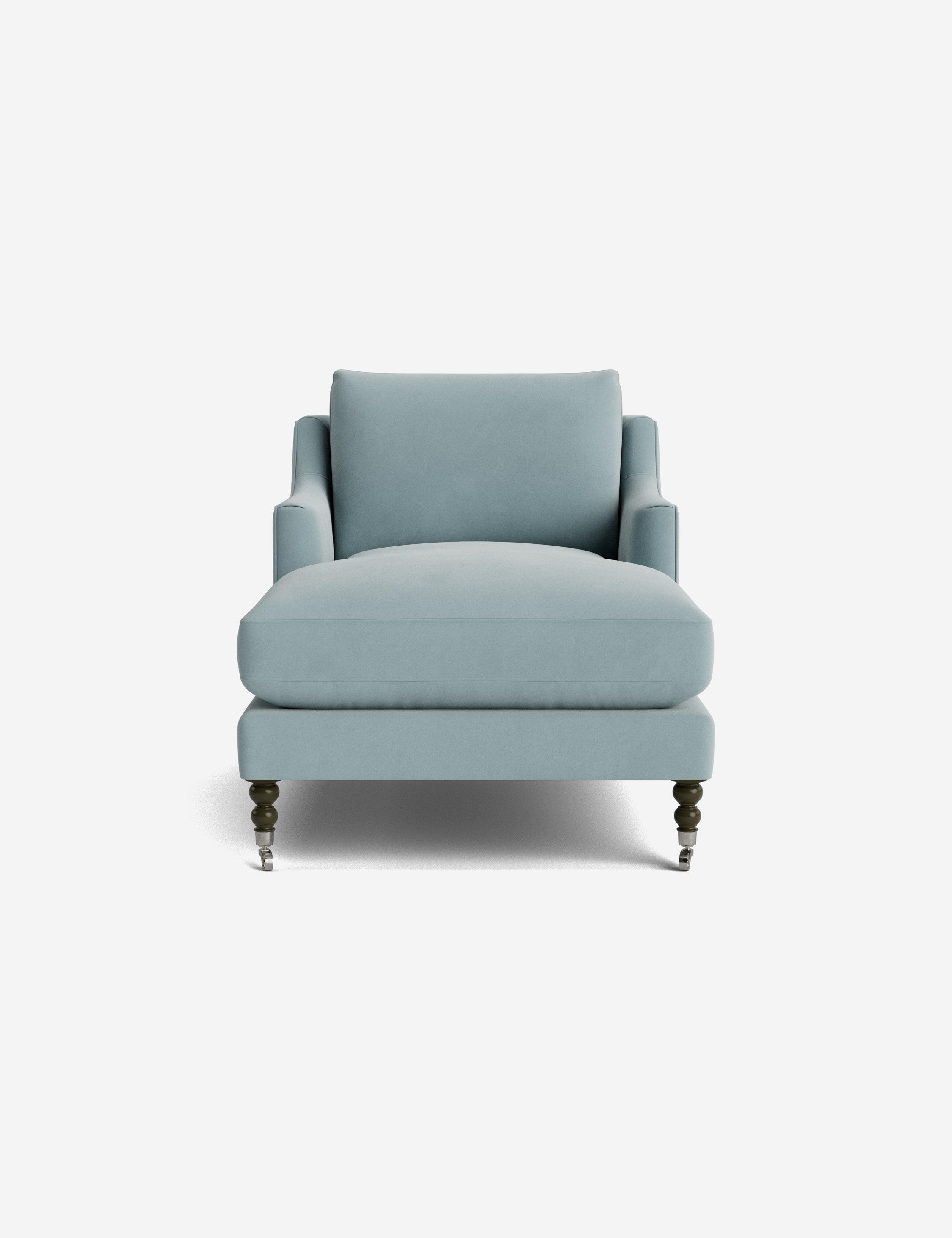 Fabienne Chaise Lounge Chair - Modern Accent Chair for Living Room, Bedroom & Office - Stylish Mid-Century Design with Upholstered Seat and Wooden Legs - Perfect for Relaxing, Reading & Home Decor