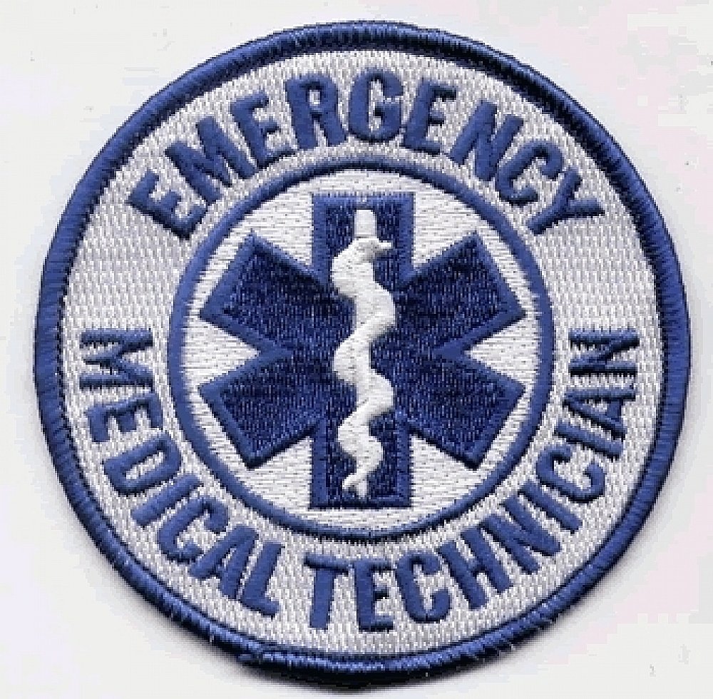 EMT Iron-on Embroidered Patch - High Quality First Responder Badge for Jackets, Vests & Bags | Perfect for EMTs, Paramedics & Medical Professionals