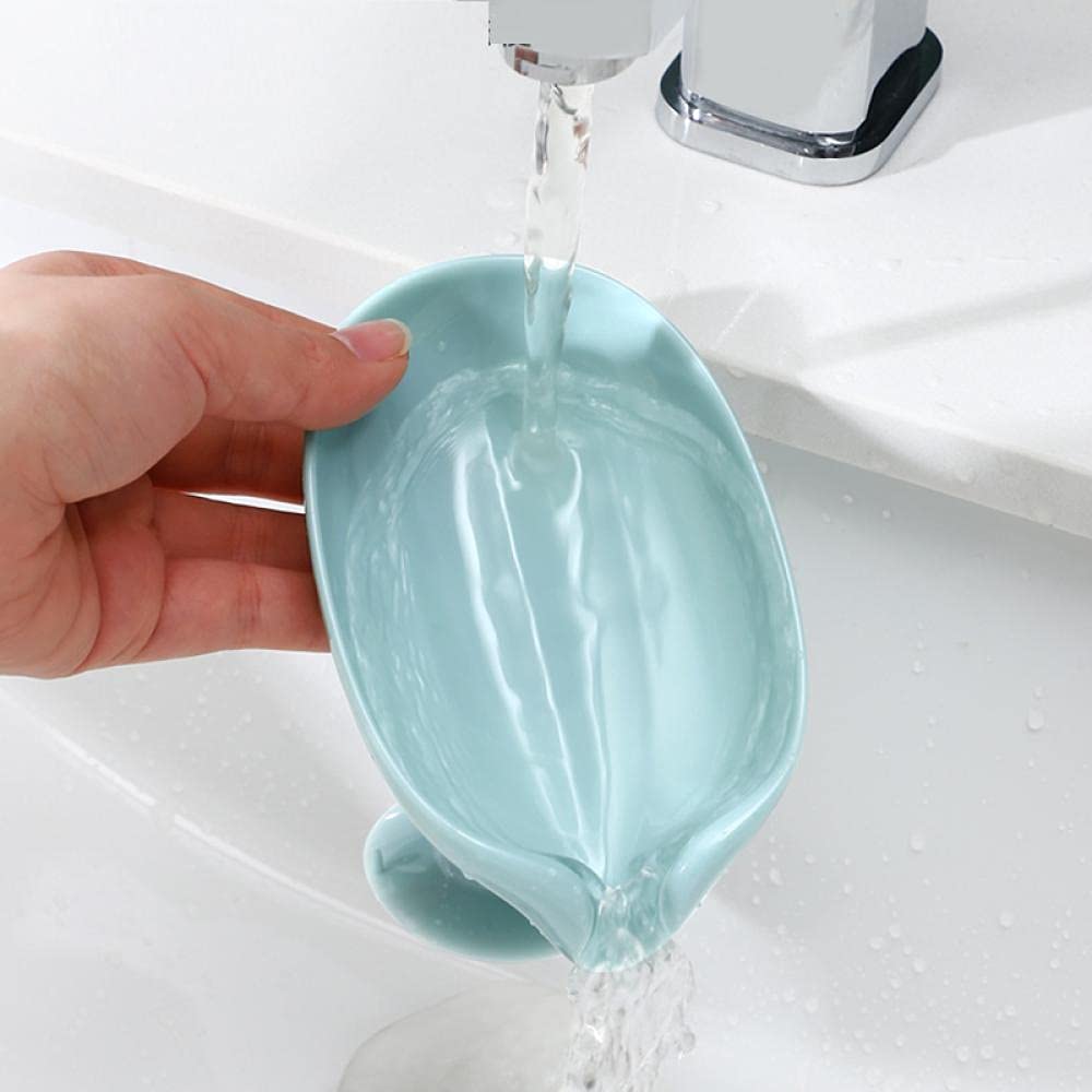 2-Pack Non-Perforated Soap Dishes - Durable Bathroom Soap Holder for Shower, Sink, and Balcony | Keeps Countertops Dry & Organized