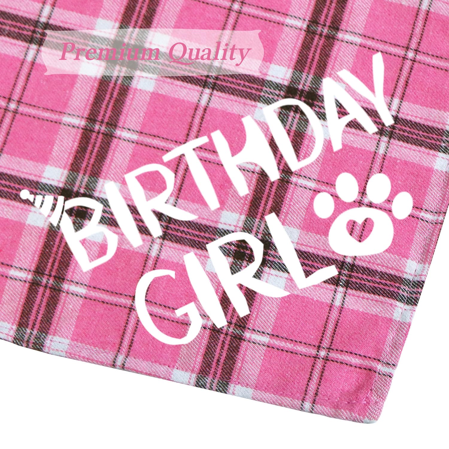 STMK Cat Birthday Party Supplies Set - Birthday Hat with Number, Bandana, Bow Tie Collar & Outfits for Kittens - Pink Pet Celebration Decorations | Perfect for Cat Birthday Parties, Photo Shoots & Special Occasions