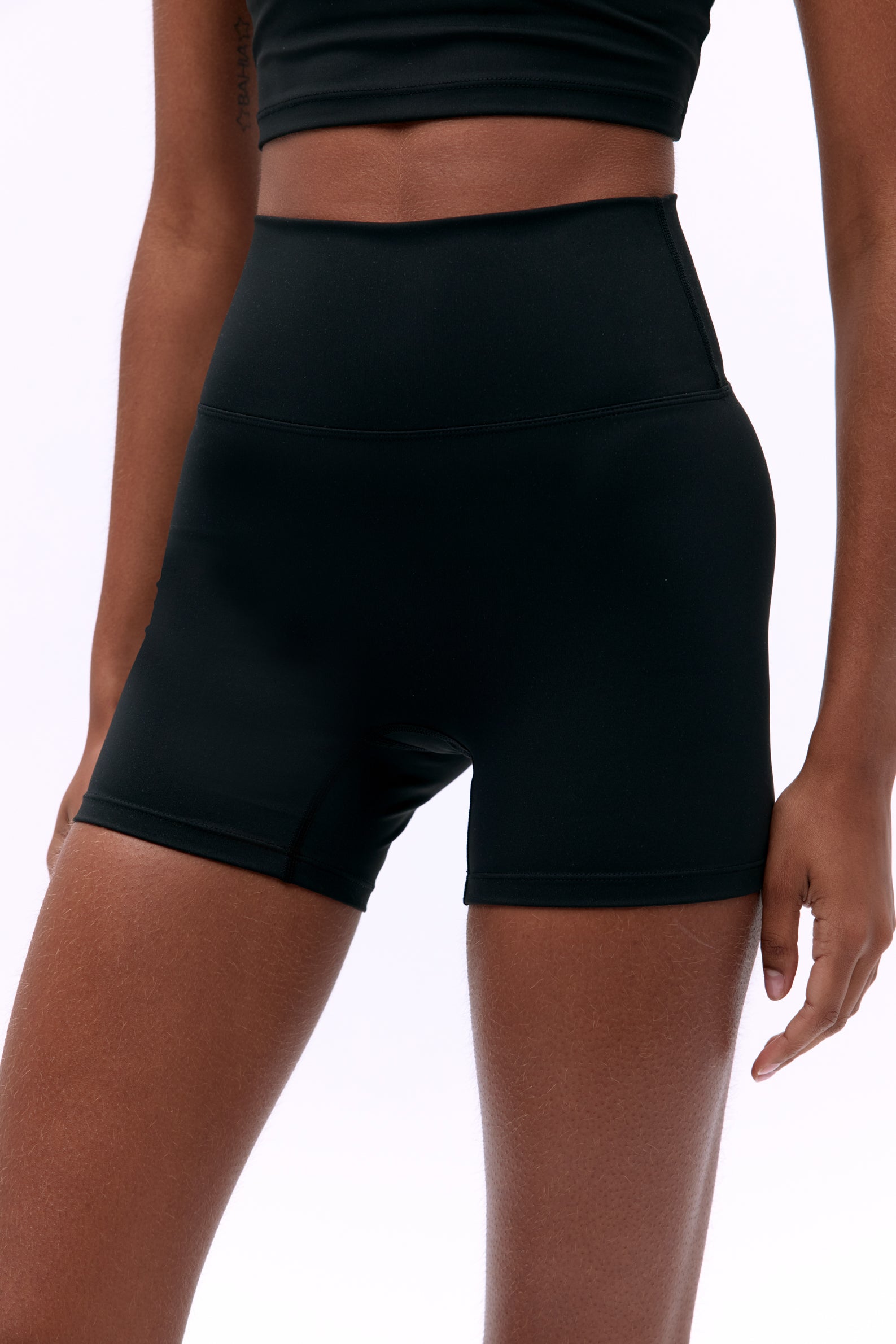 Ultimate Ultra Crop Shorts for Women - High Waisted Black Workout Shorts for Running, Yoga & Gym