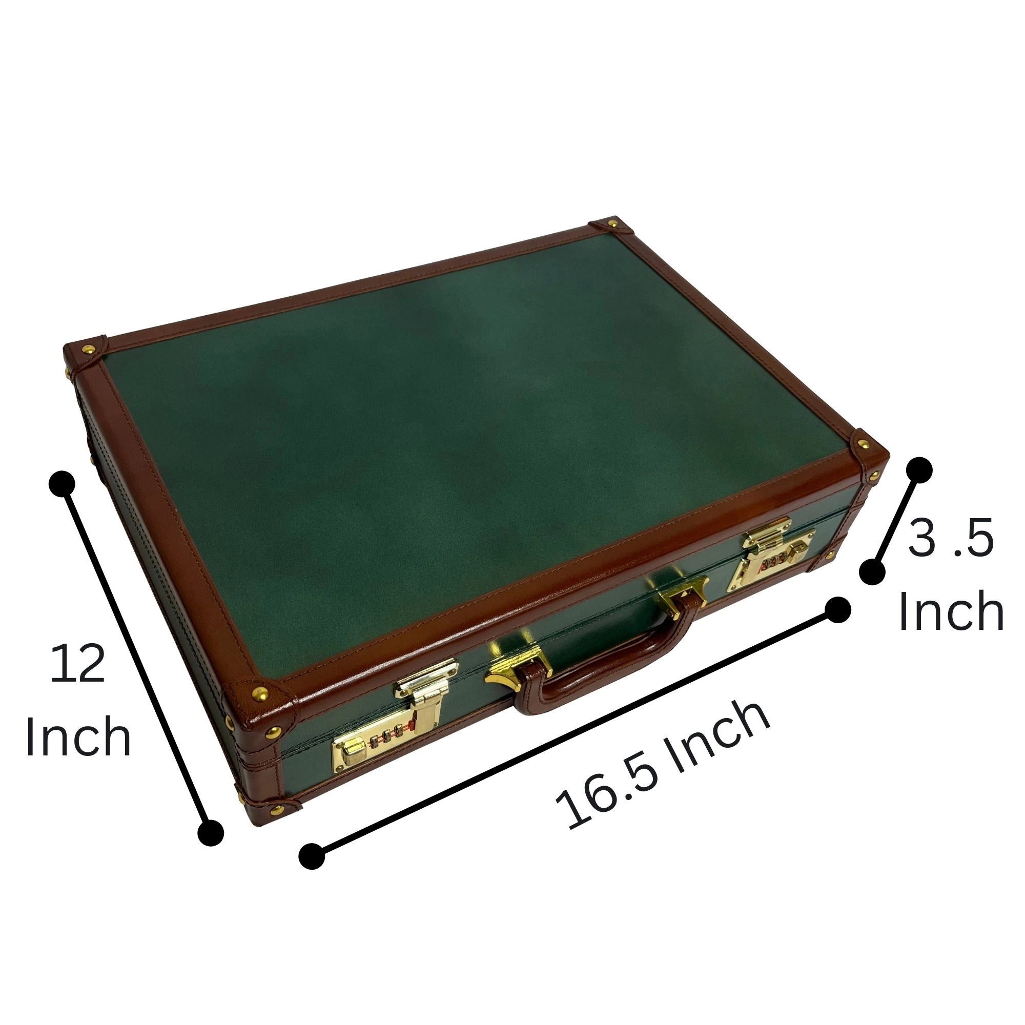 Premium Aston Genuine Leather Briefcase - Limited Edition Business Bag for Men & Women - Perfect for Office, Travel & Professional Meetings