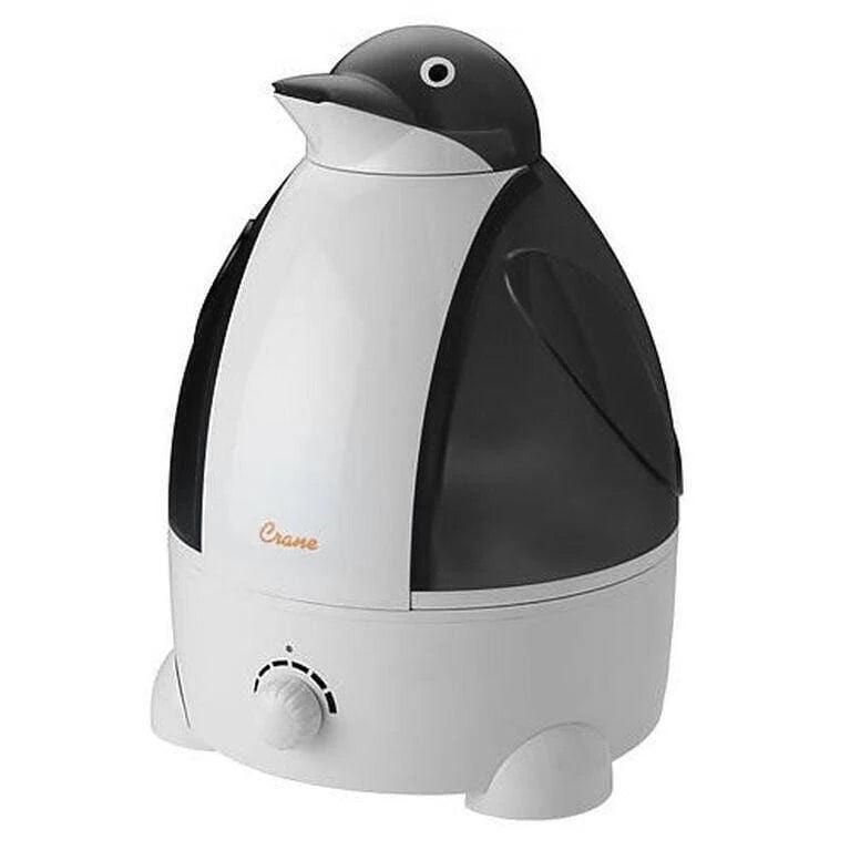 Crane Adorables Ultrasonic Cool Mist Humidifier for Baby Nursery, Bedroom & Office - Quiet Air Humidifier with Night Light, Auto Shut-Off - Perfect for Dry Air Relief, Allergies & Better Sleep