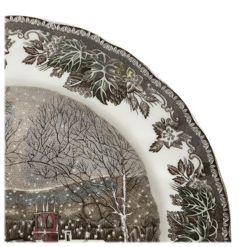 Johnson Brothers Friendly Village 20-Piece Dinnerware Set - Colorful Stoneware Plates, Bowls & Mugs - 10.5 Inch Dinner Plates - Perfect for Family Gatherings & Holiday Dining