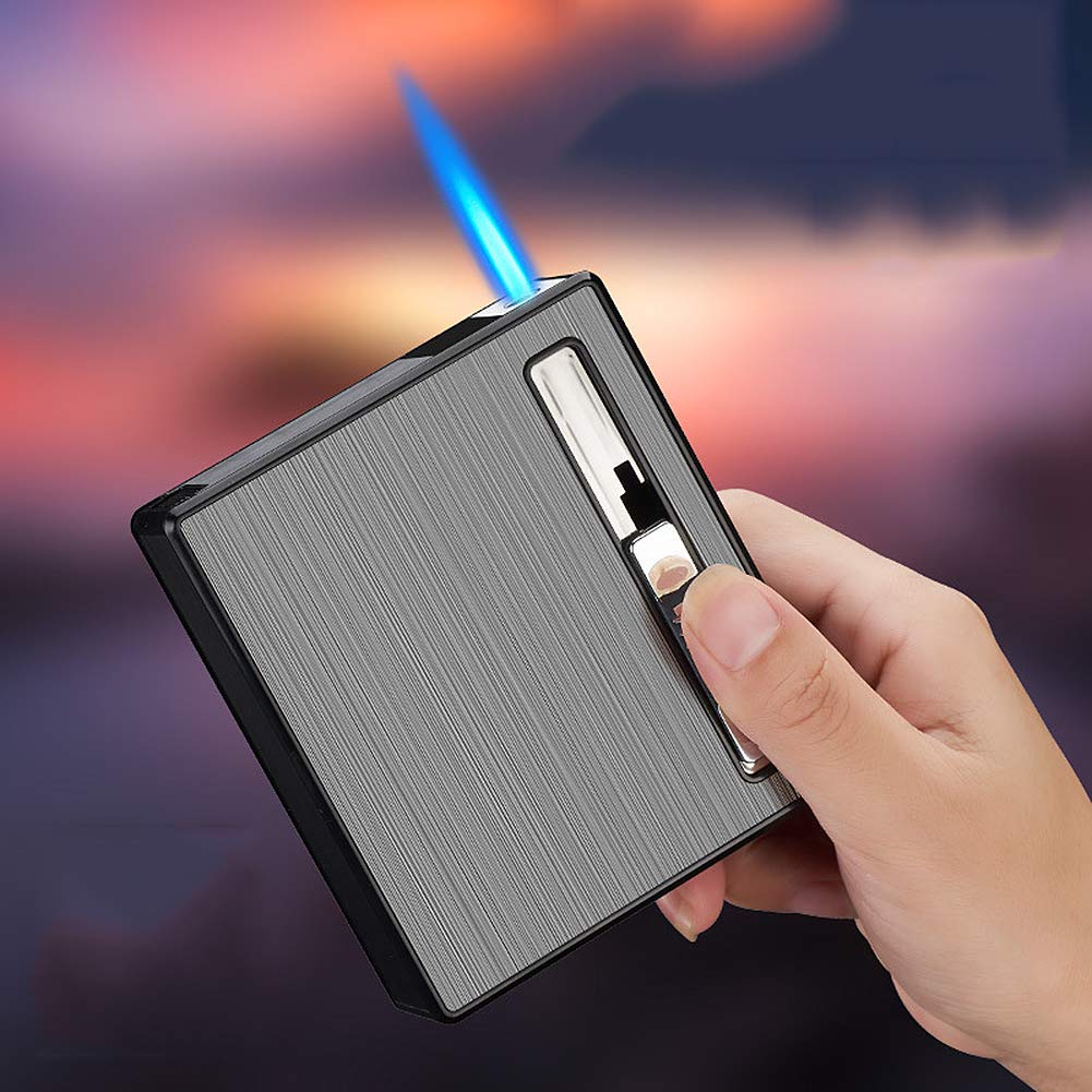 Windproof Refillable Butane Torch Lighter for BBQ, Camping & Outdoor Use