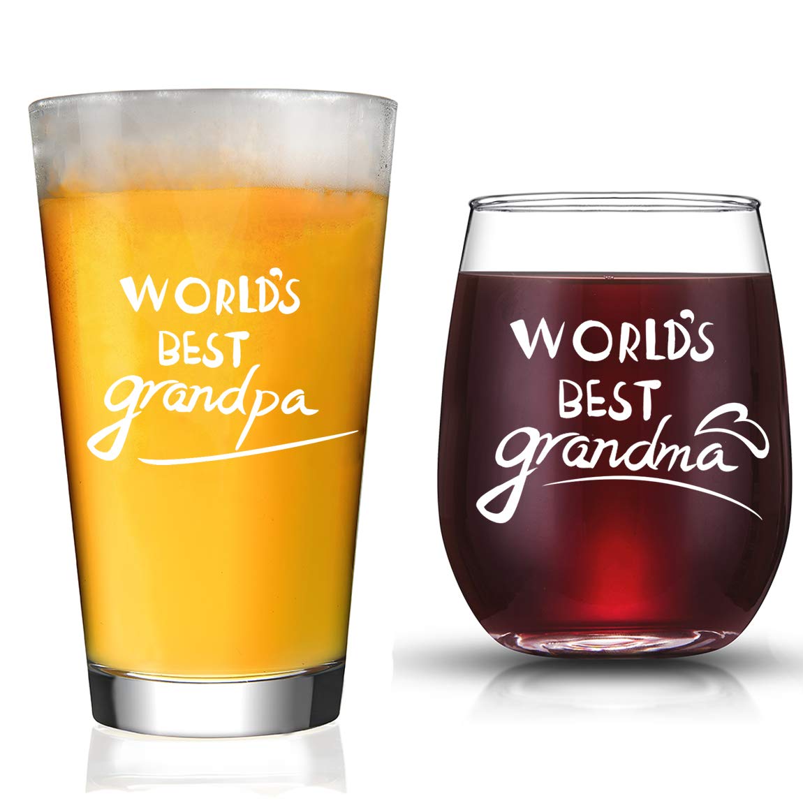 JERIO Grandparents Gifts - Thoughtful Pregnancy Announcement & Grandparents Day Presents for Mother's Day, Christmas - Perfect for New Grandparents, Baby Showers & Family Celebrations