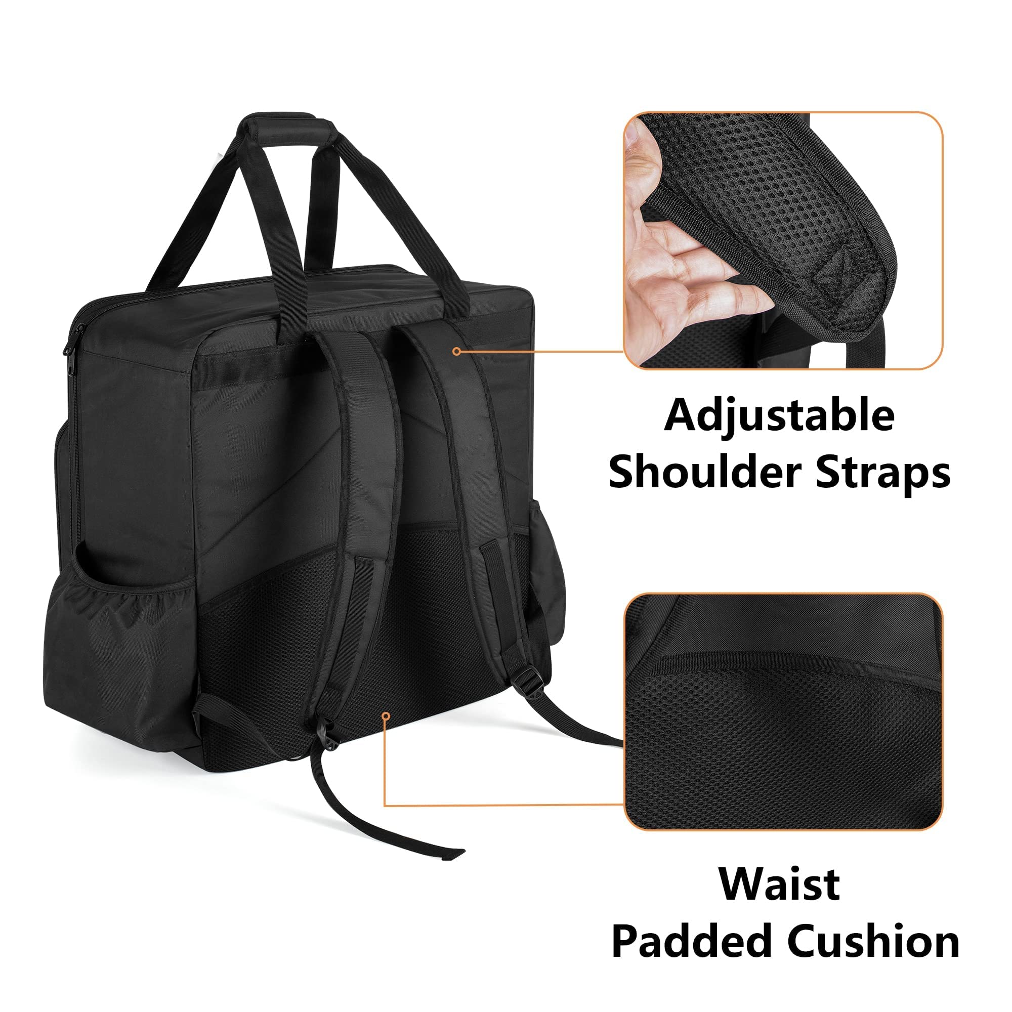 **Samdew 17 Inch Tabletop Griddle Carry Bag Backpack - Portable Outdoor Griddle Storage Cover for Blackstone 17