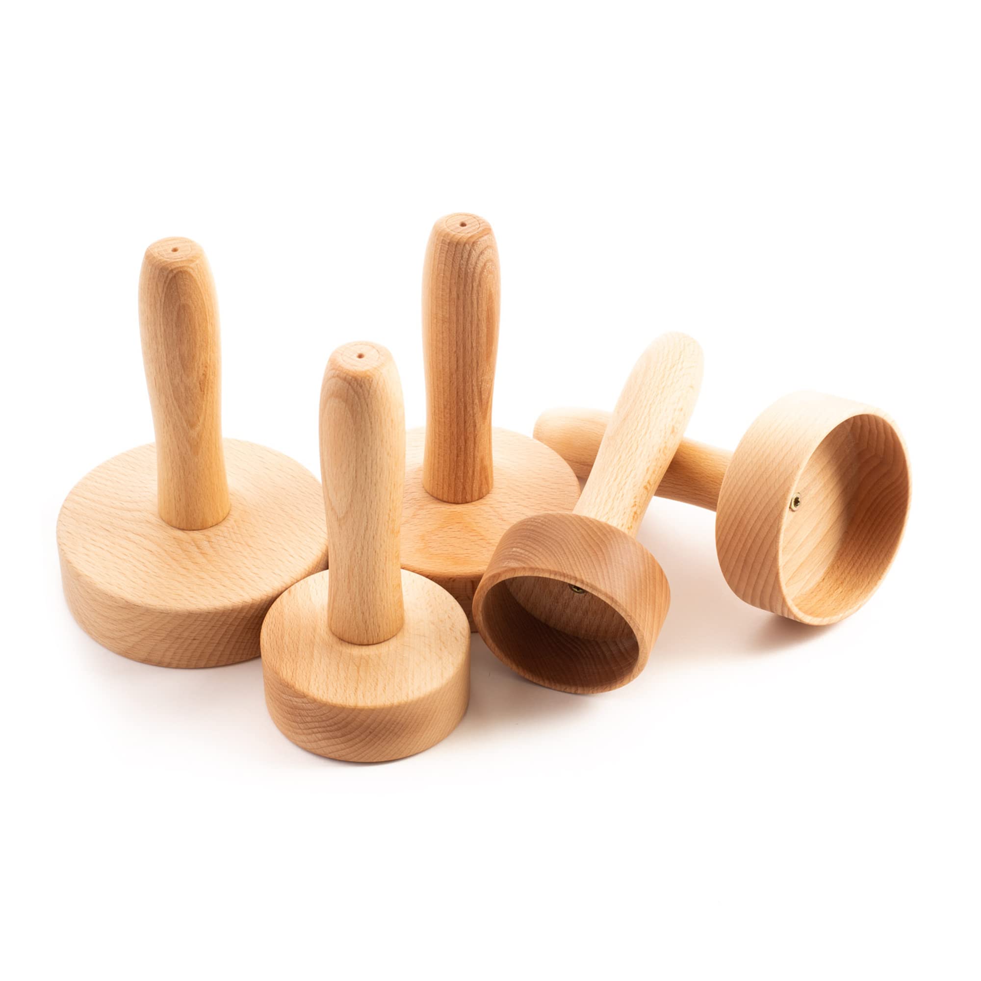 Tuuli Accessories – 5-Piece Wooden Cupping Therapy Set for Muscle Relief & Skin Health | Natural Body Massage Cups for Pain Relief, Detox & Relaxation | Perfect for Home Spa, Yoga Recovery & Self-Care
