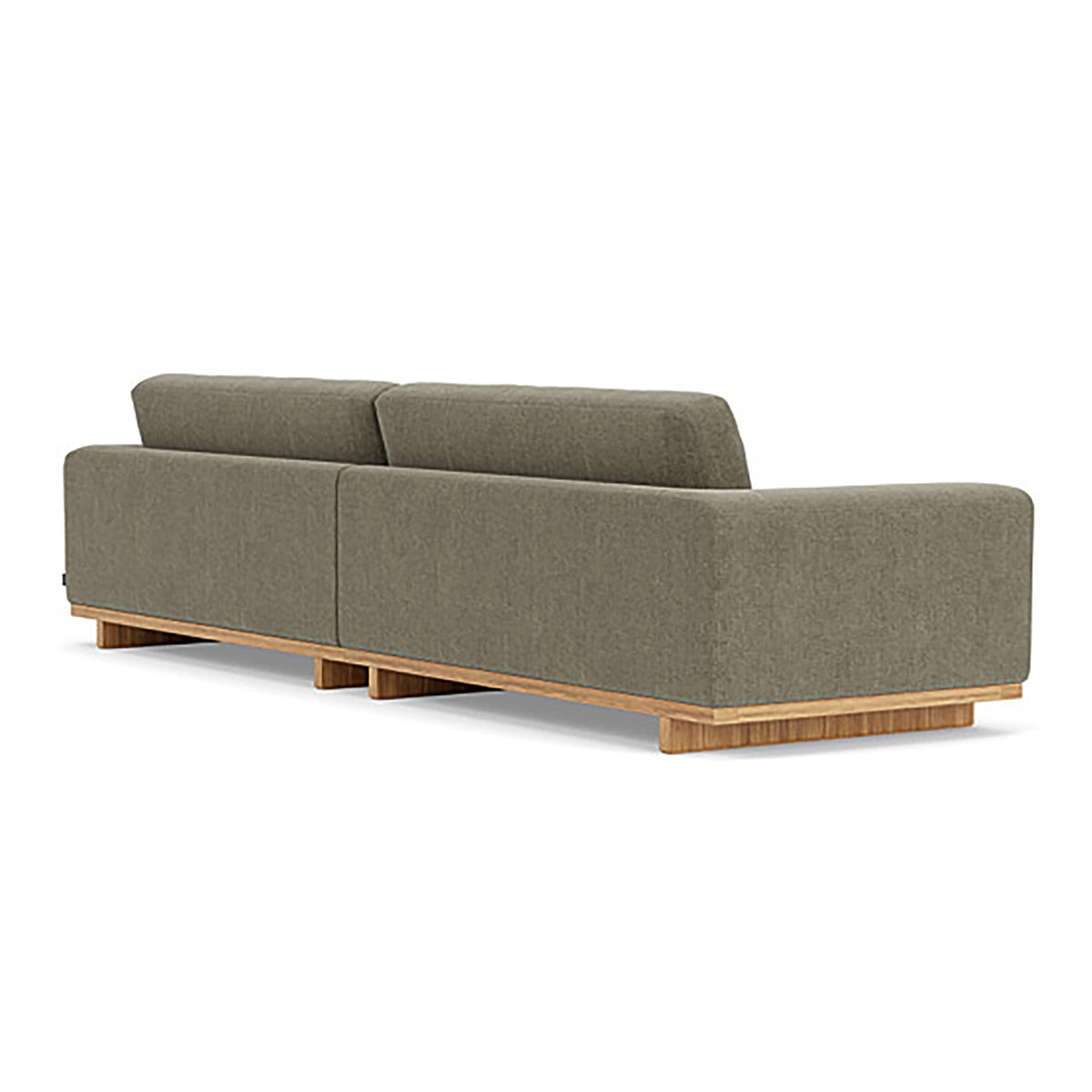 Luxury Aya Velvet 4-Seater Sofa - Soft Fabric Upholstered Couch for Living Room, Lounge & Home Theater - Modern Comfortable Sectional Sofa for Family & Guests