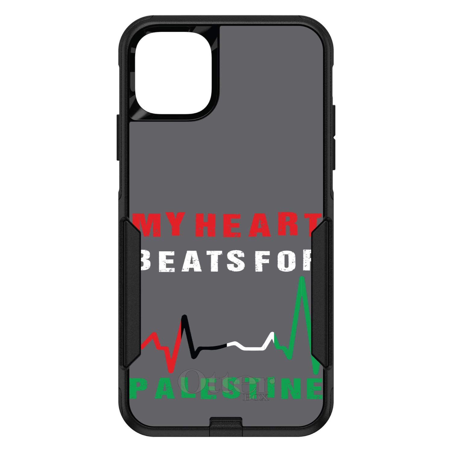 Premium DistinctInk iPhone 11 Pro MAX Case (6.5 Inch) - Durable OtterBox Commuter Replacement - Black Custom Design - Perfect for Travel, Work & Daily Protection