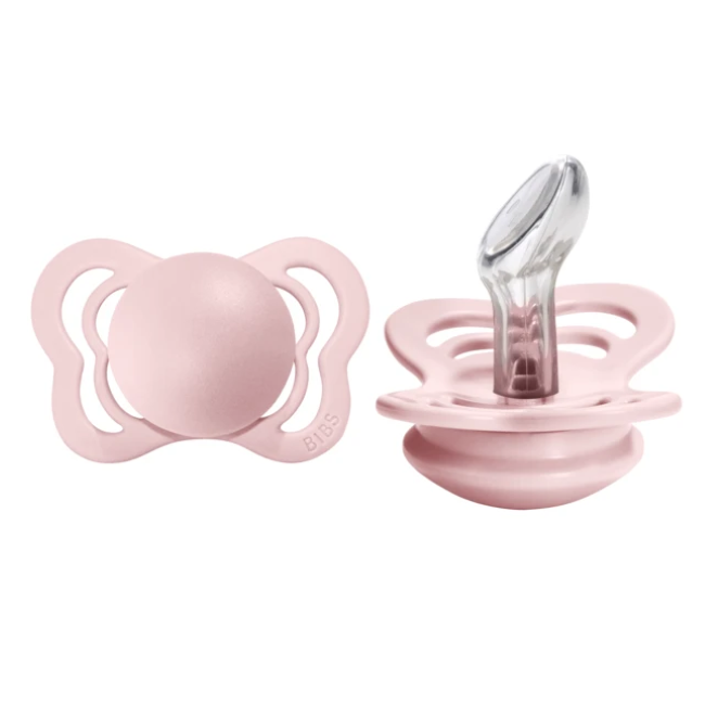 Orthodontic Silicone Pacifiers for Babies - 2 Pack, Blossom Design - Soft & Safe for Newborns & Infants - Perfect for Feeding, Soothing & Teething Relief