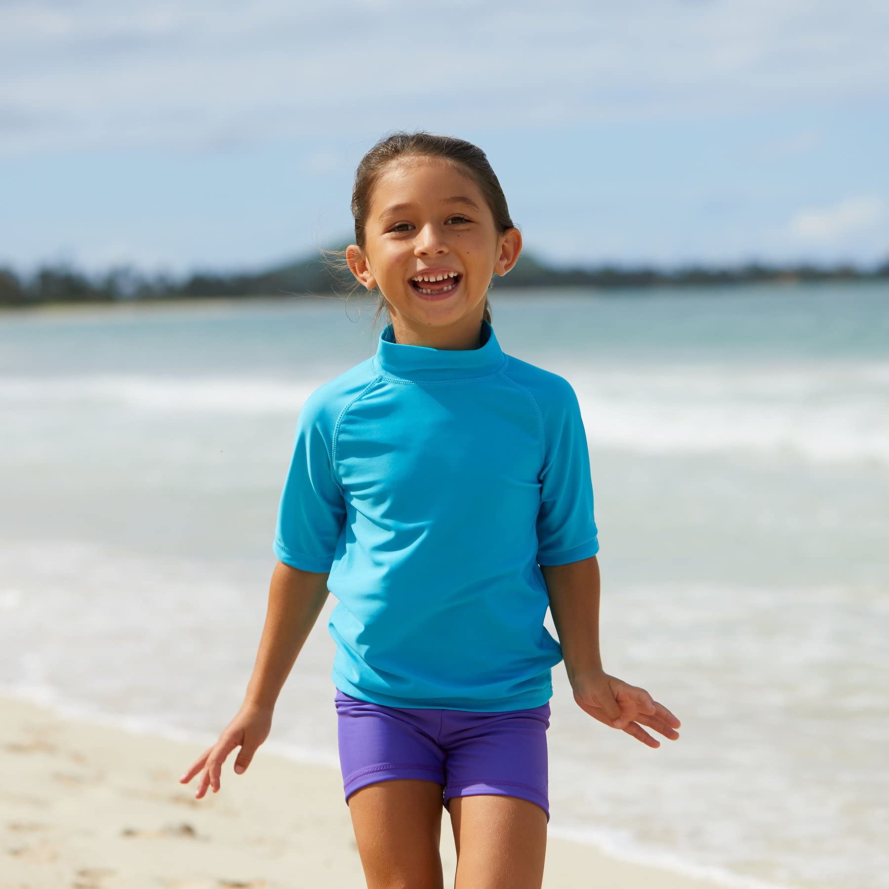 Girl's Quick-Dry Active Swim Shorts - Comfortable & Stylish for Swimming, Beach & Water Sports