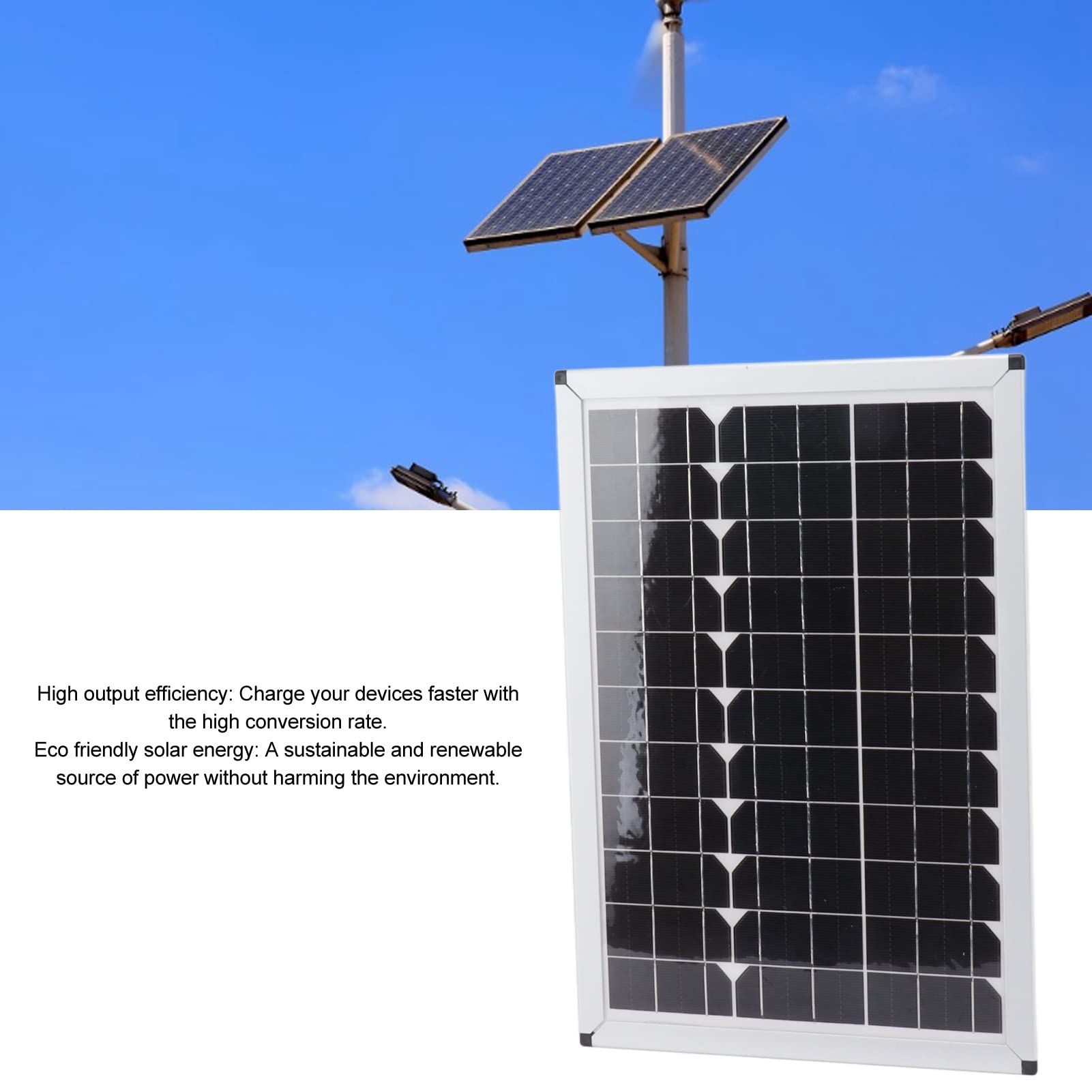 100W 12V/24V Monocrystalline Solar Panel Kit with 20A Charge Controller - Complete Off-Grid Power Solution for RV, Boat, Marine, Caravan, Camping & Home Backup | Portable Solar Energy System for Outdoor Adventures & Emergency Power Supply