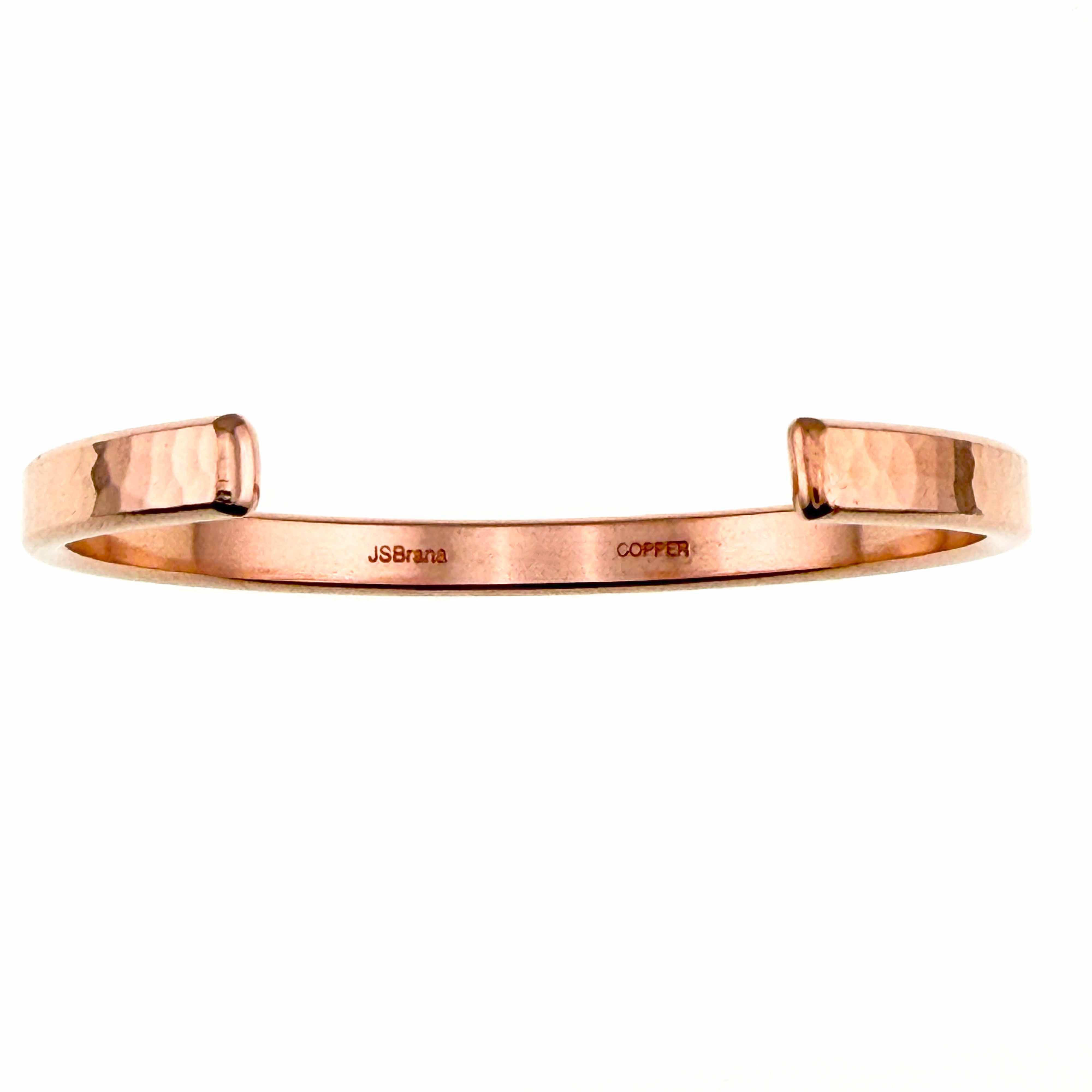 5mm Wide Hammered Copper Cuff Bracelet for Women - Handmade Boho Jewelry - Perfect for Casual Wear, Festivals & Gift Giving