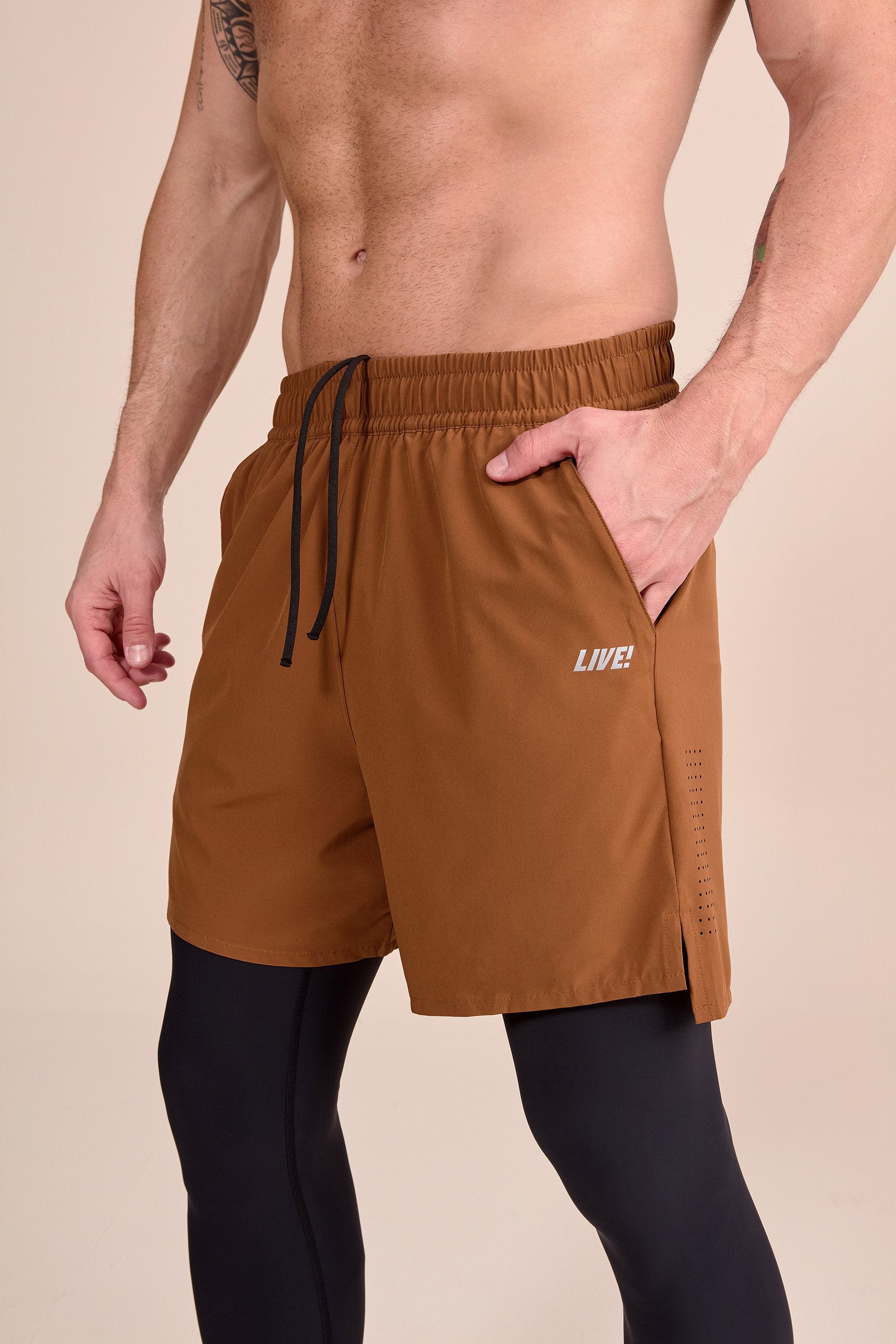 Men's Quick-Dry Workout Shorts - Sweat-Wicking & Breathable for Running, Gym & Outdoor Activities