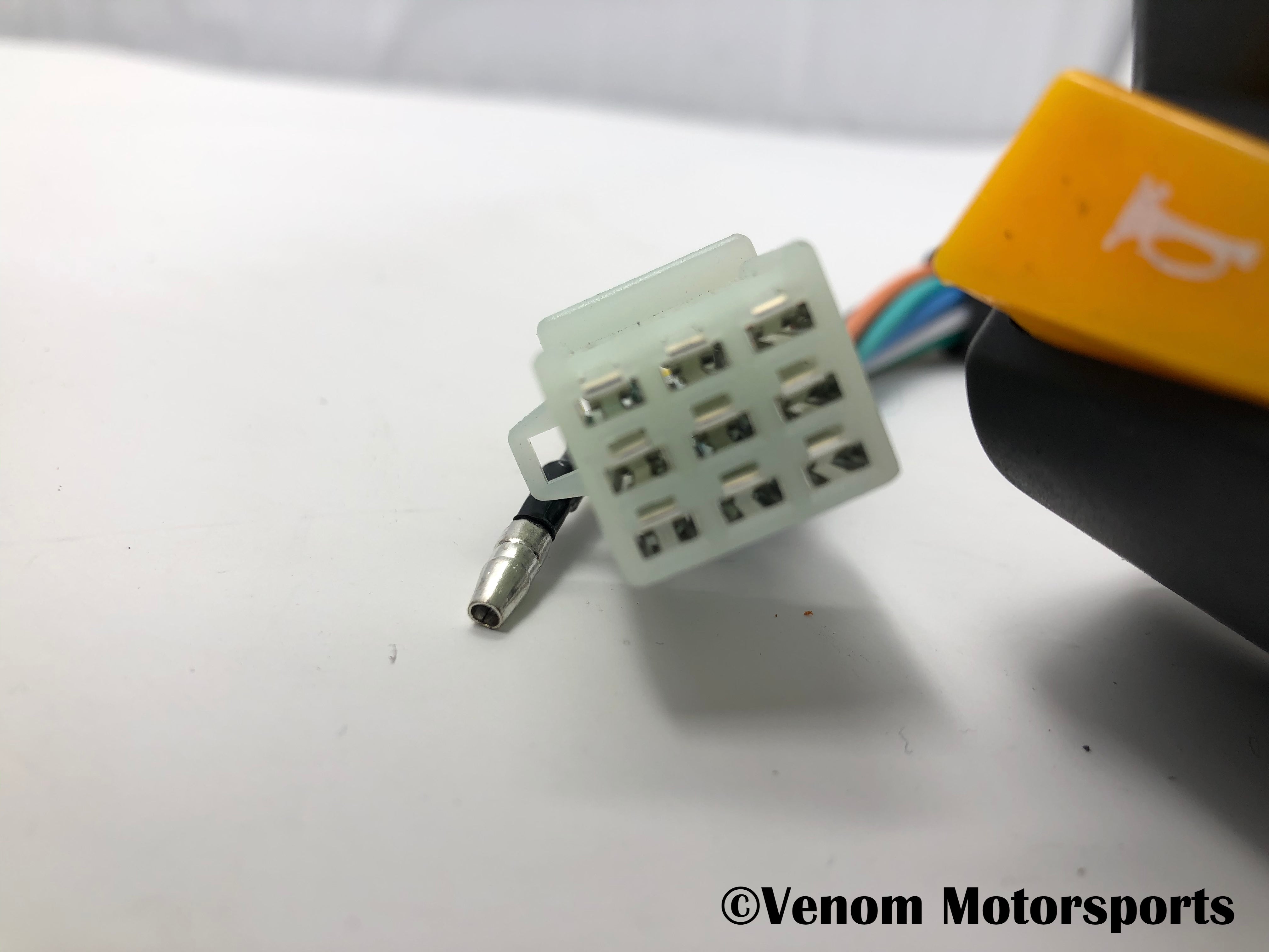 Venom X22 125cc Motorcycle Left Hand Control Switch (125001066) - Compatible with Dirt Bikes, ATVs & Off-Road Vehicles for Smooth Gear Shifting & Turn Signals