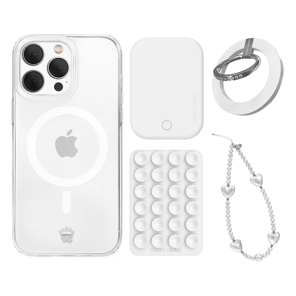 Clear iPhone Case with Anti-Slip Grip - Shatterproof Protective Cover for iPhone 14/13/12/11 Pro Max - Perfect for Workouts, Outdoor Activities & Everyday Use