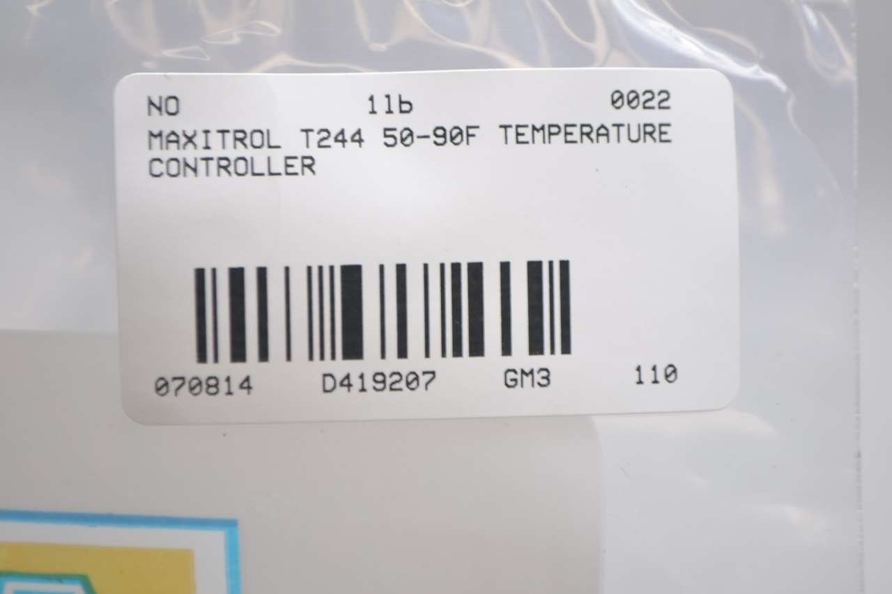 Maxitrol T244 Selectrastat Wall Mount Thermostat - 55-90°F Temperature Range for Home & Office HVAC Control