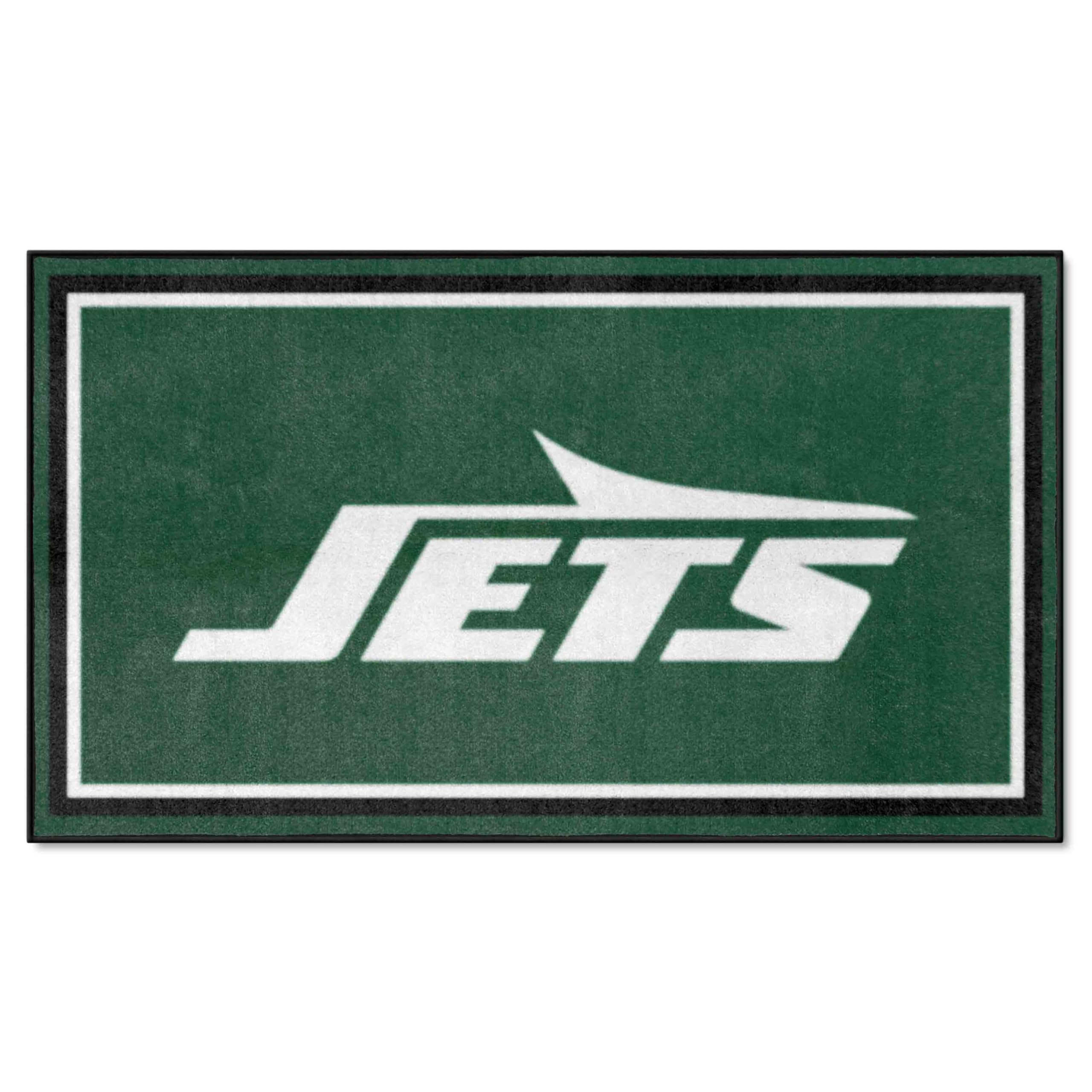 FANMATS 19879 NFL New York Jets 3ft x 5ft Plush Area Rug - Soft Sports Fan Rug for Living Room, Game Room & Tailgating | Home Decor & Team Spirit Accessory