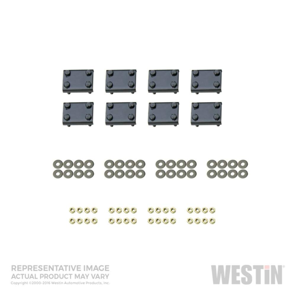 Westin 22-1635 Oval Tube Step Bar Mount Kit - Heavy Duty Truck Running Board Brackets for Off-Road & Towing - Perfect for Jeep, Ford, Chevy & Ram Trucks