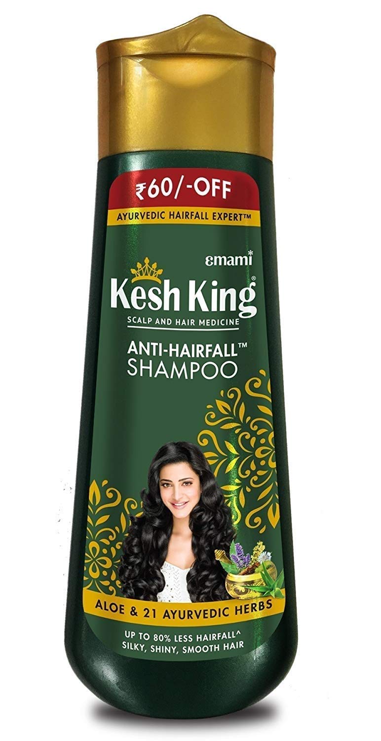 Kesh King Anti Hairfall Shampoo with Aloe Vera & 21 Herbs - 200ml | Natural Hair Loss Treatment for Men & Women | Perfect for Daily Use & Scalp Care