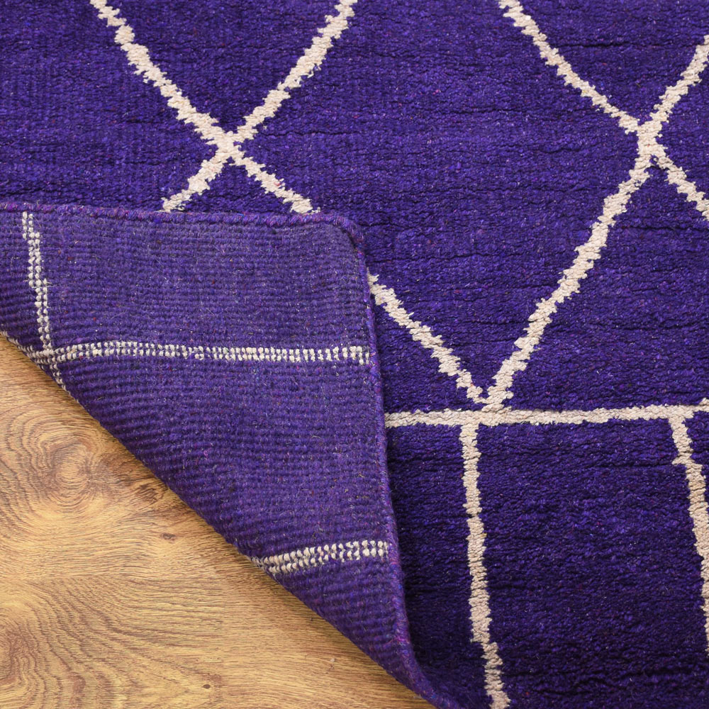 Handmade Strata Hand Knotted Rug - Premium Wool Area Rug for Living Room, Bedroom & Dining Room - Soft & Durable Home Decor